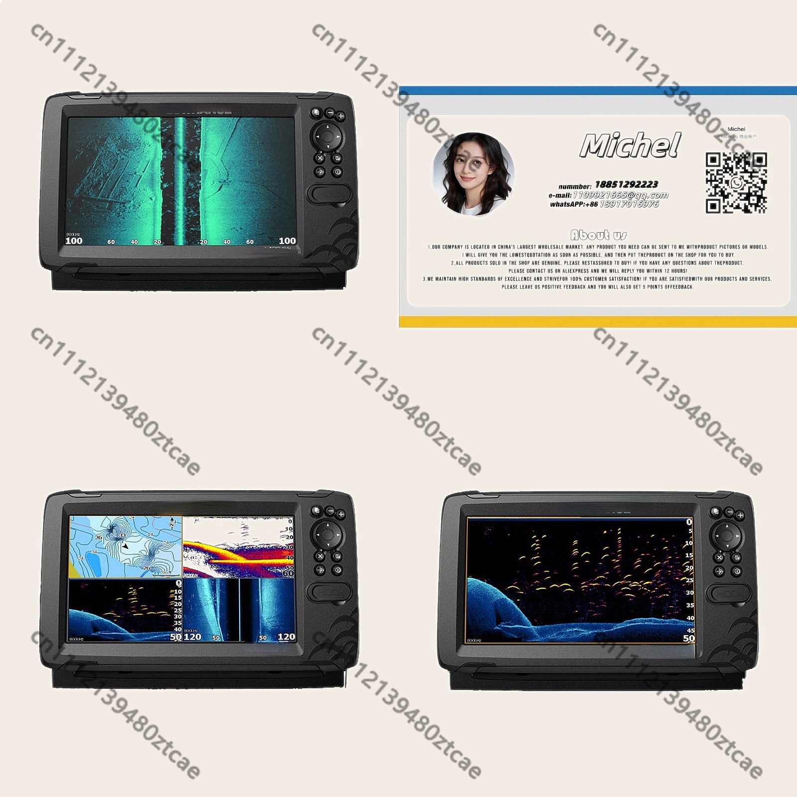 Fishing Boat Depth Finder - Détecteur de poissons portable par sonar