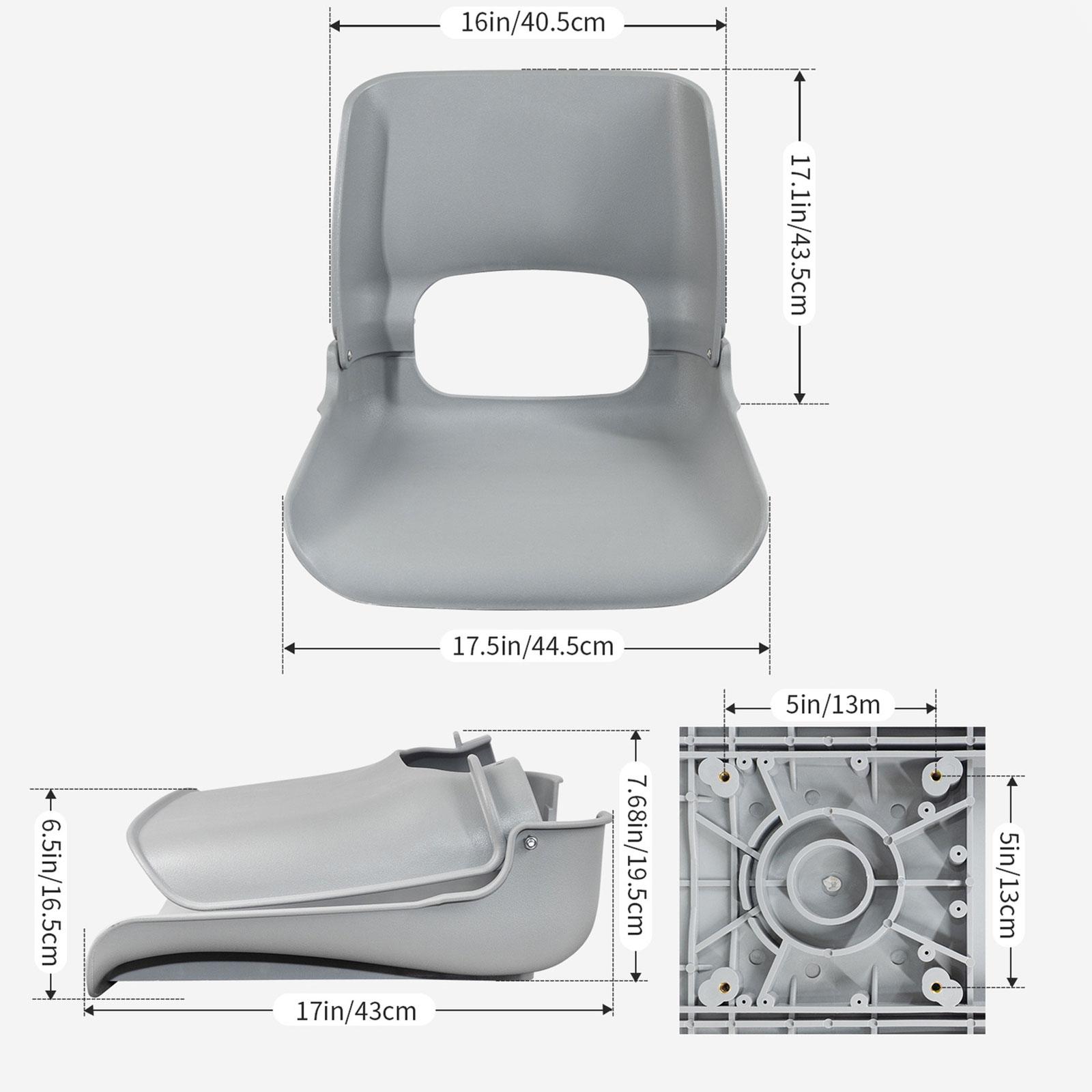 Fishing Boat Seat - Siège de bateau pliable à dossier