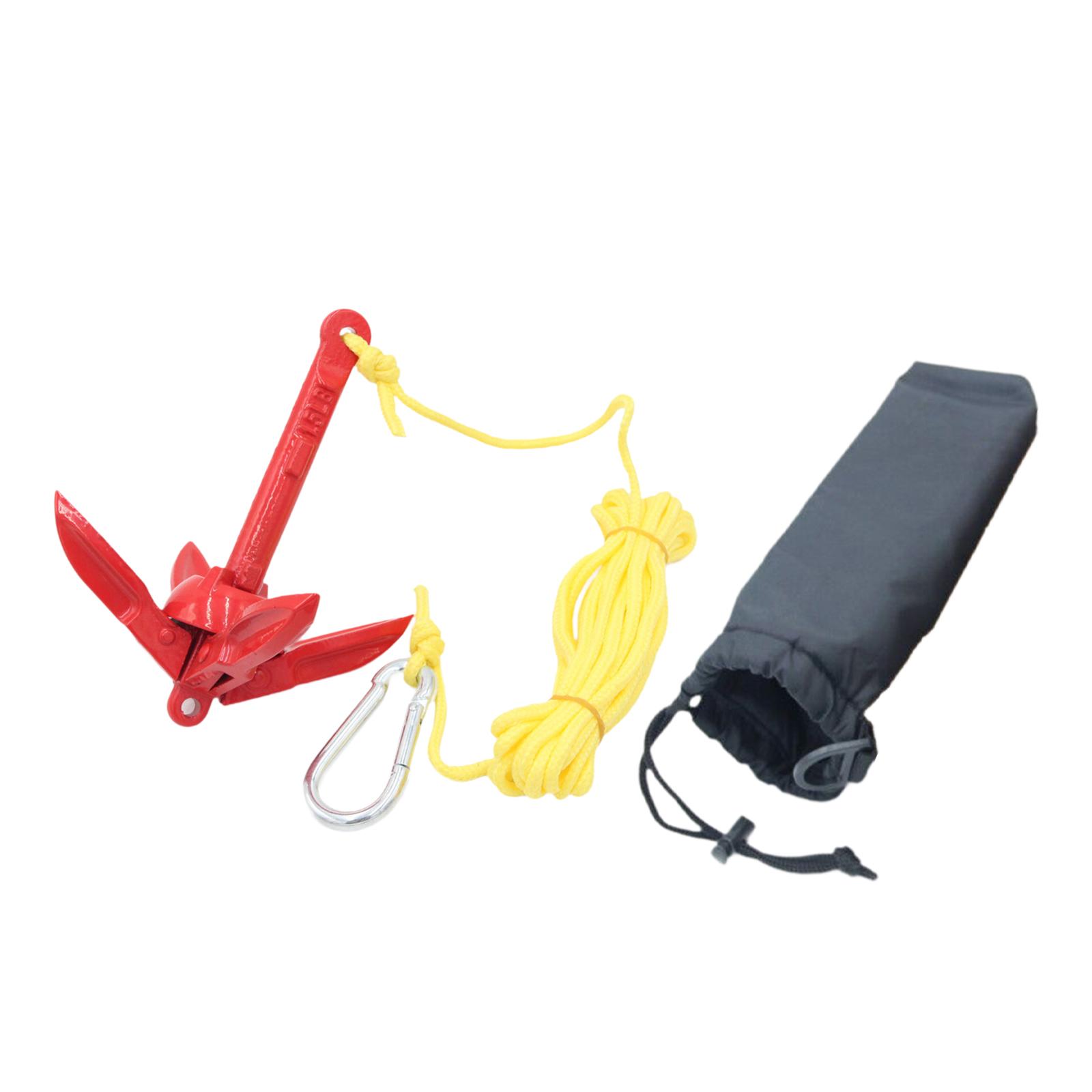Fishing Boat Anchor - Kit d'ancrage de bateau pliable en