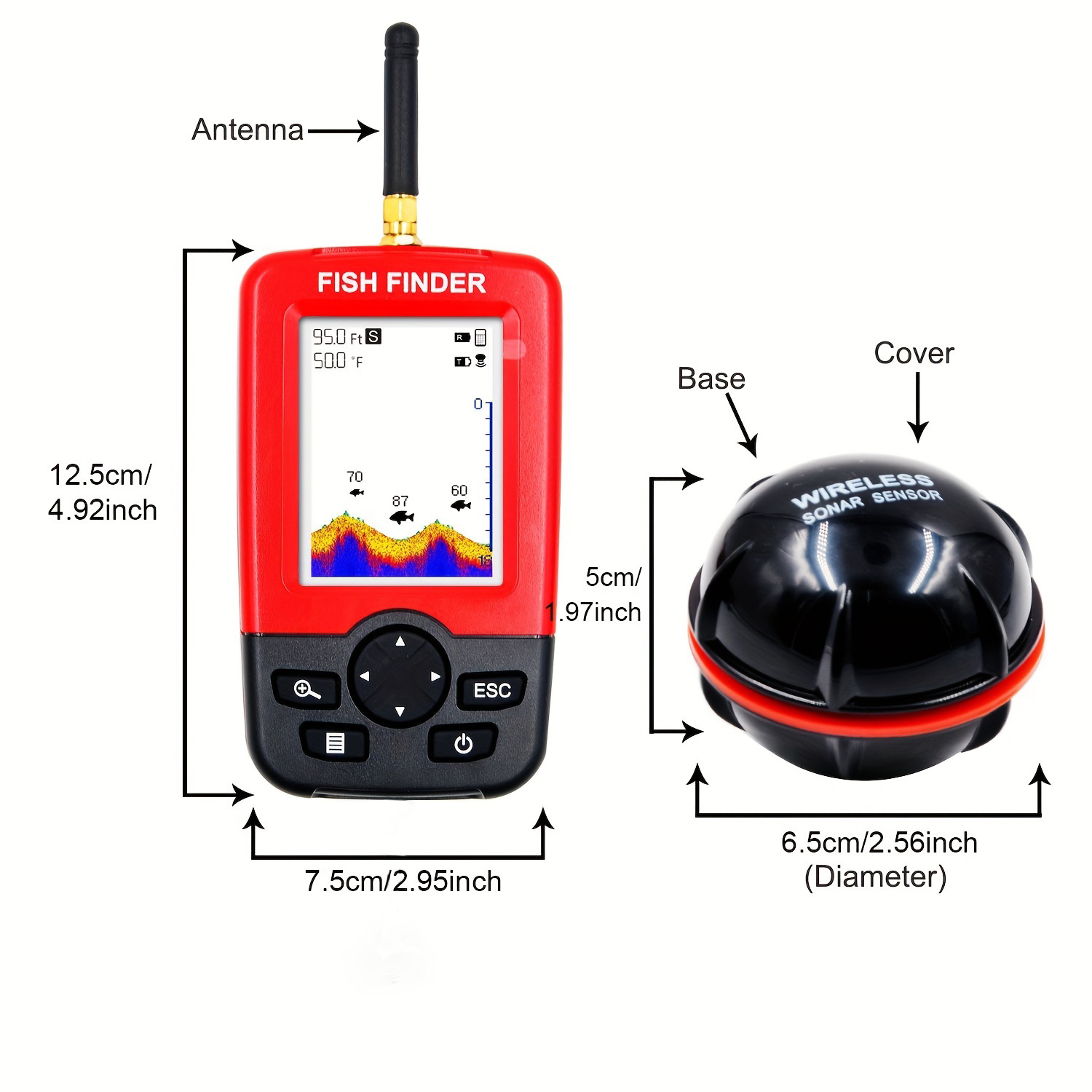 Détecteur de poissons portable - Fishing Boat Depth Finder avis et prix
