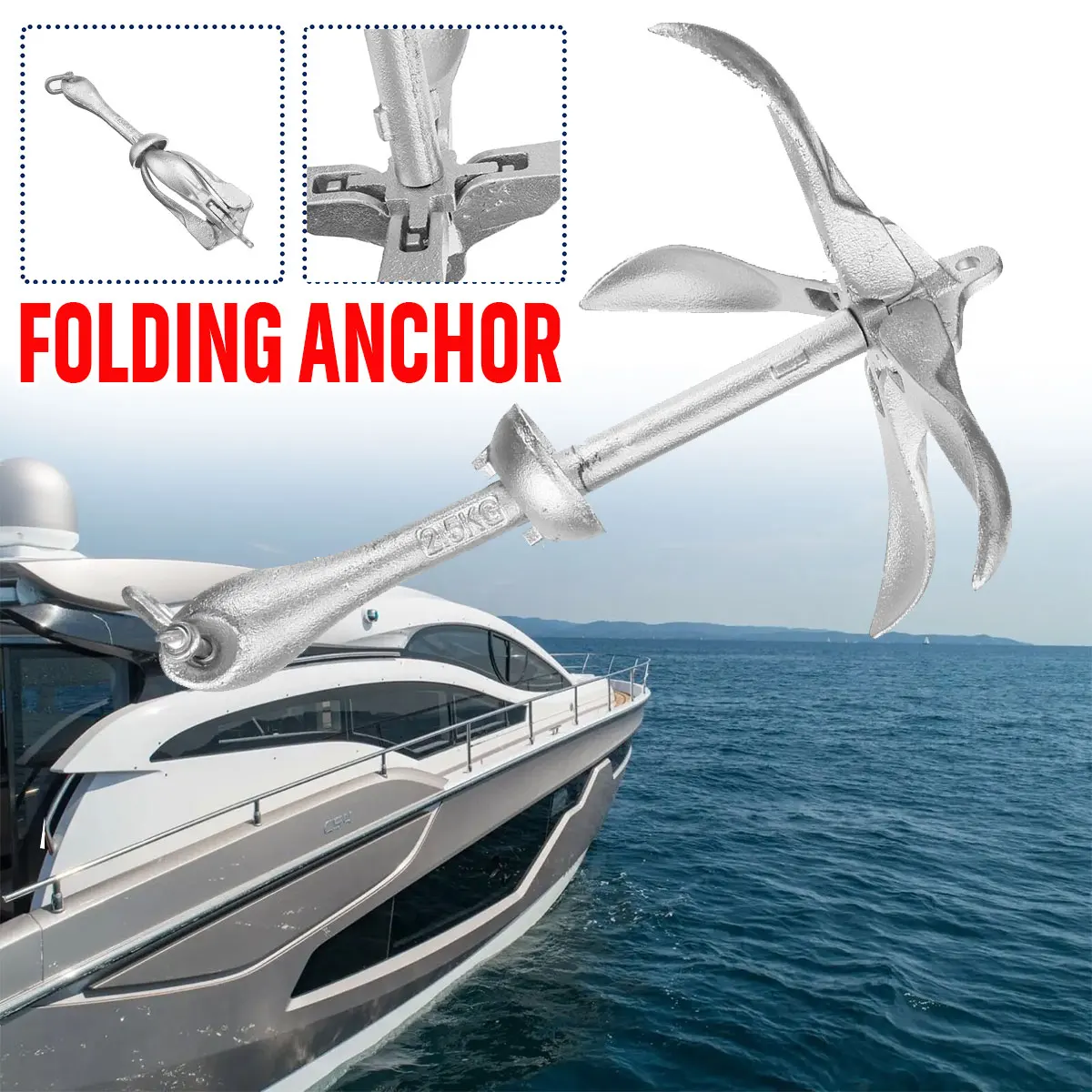 Ancre pliante pour Yacht marin - Fishing Boat Anchor avis et prix