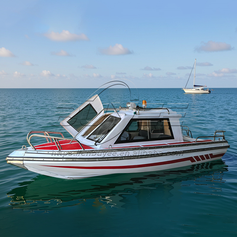 Bateau de pêche à cabine haute - Fishing Boat Fiberglass avis et prix