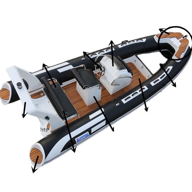 16 pieds 4.80 m Hypalon matéri - Fishing Boat Fiberglass avis et prix