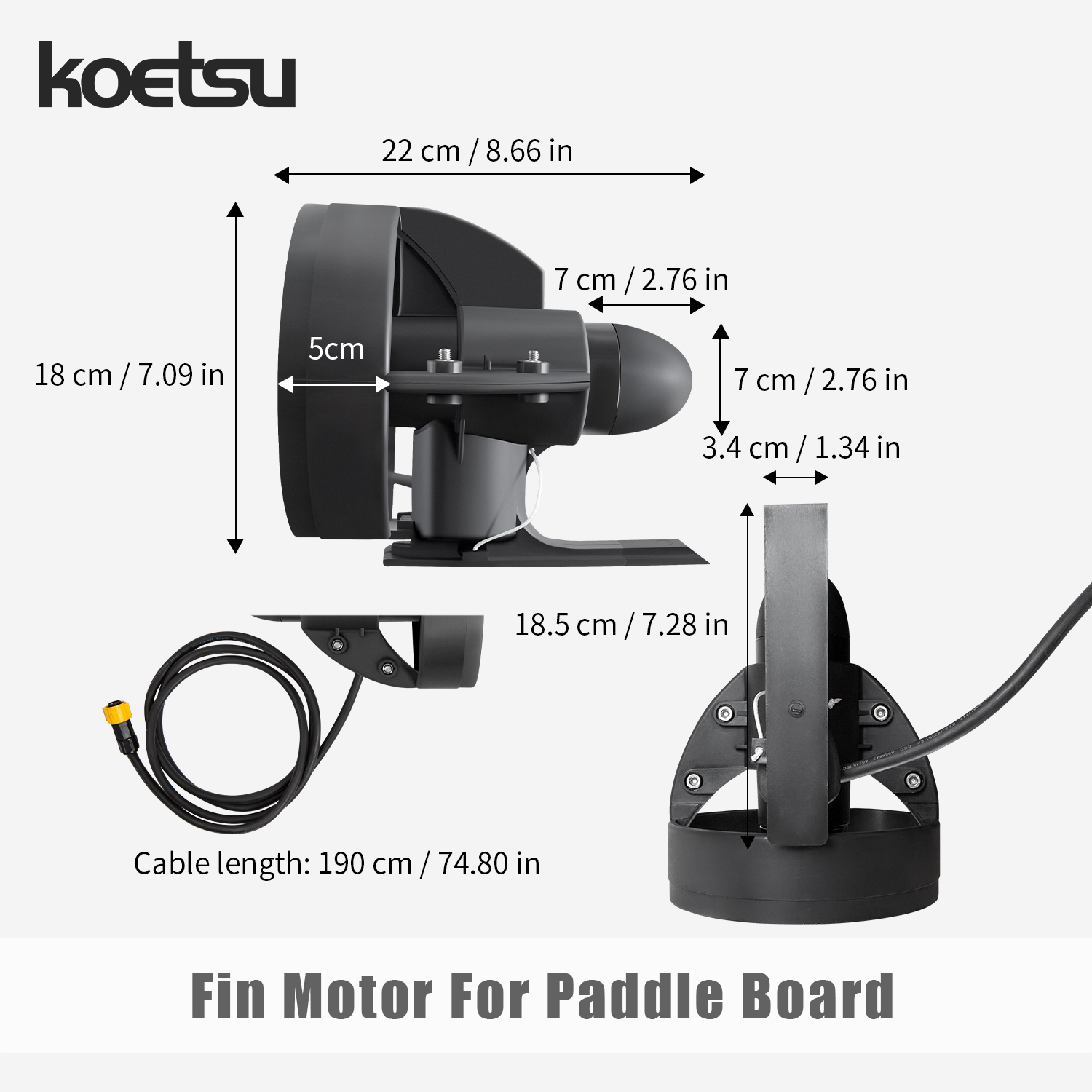 Propulseur sous-marin pour pad - Fishing Boat Trolling Motor avis et prix