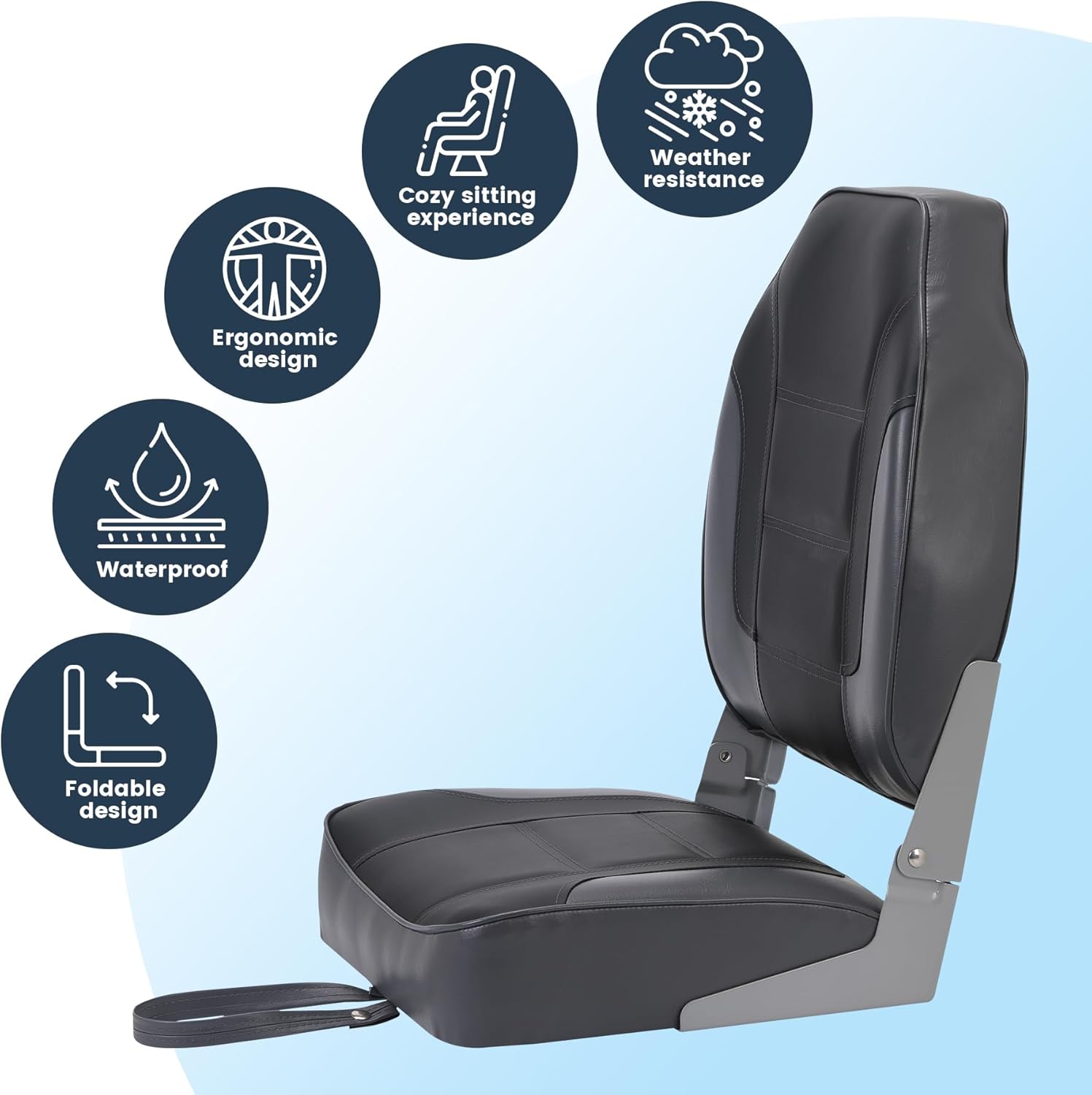 Lot de 2 sièges de bateau plia - Fishing Boat Seat avis et prix