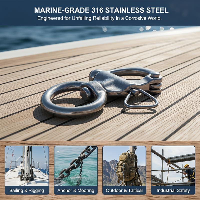 Manille pivotante marine à dég - Fishing Boat Trailer avis et prix