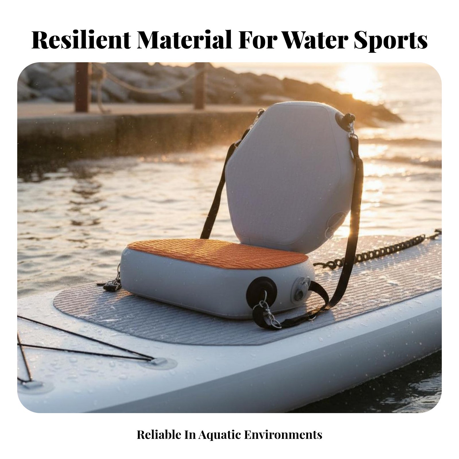 Siège de kayak gonflable résis - Fishing Boat Paddle avis et prix