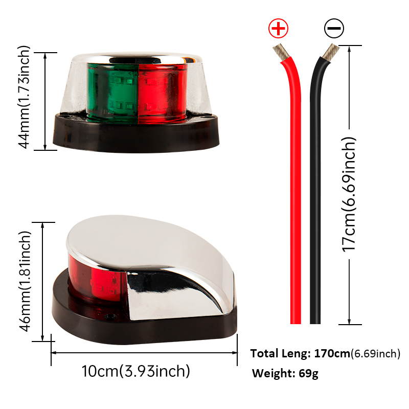 Feu de navigation marin LED 12 - Fishing Boat Navigation Light avis et prix