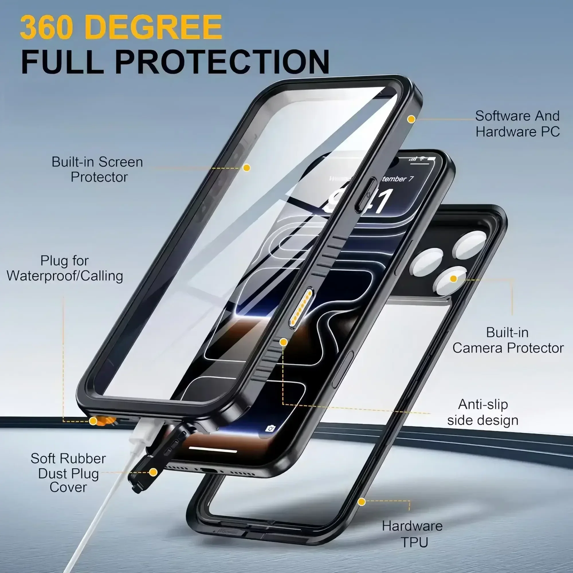 Étui étanche IP68 pour iPhone  - Fishing Boat Cover avis et prix