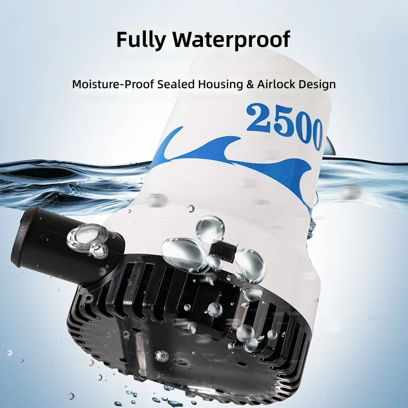 Pompe de cale marine 12V 24V D - Fishing Boat Bilge Pump avis et prix