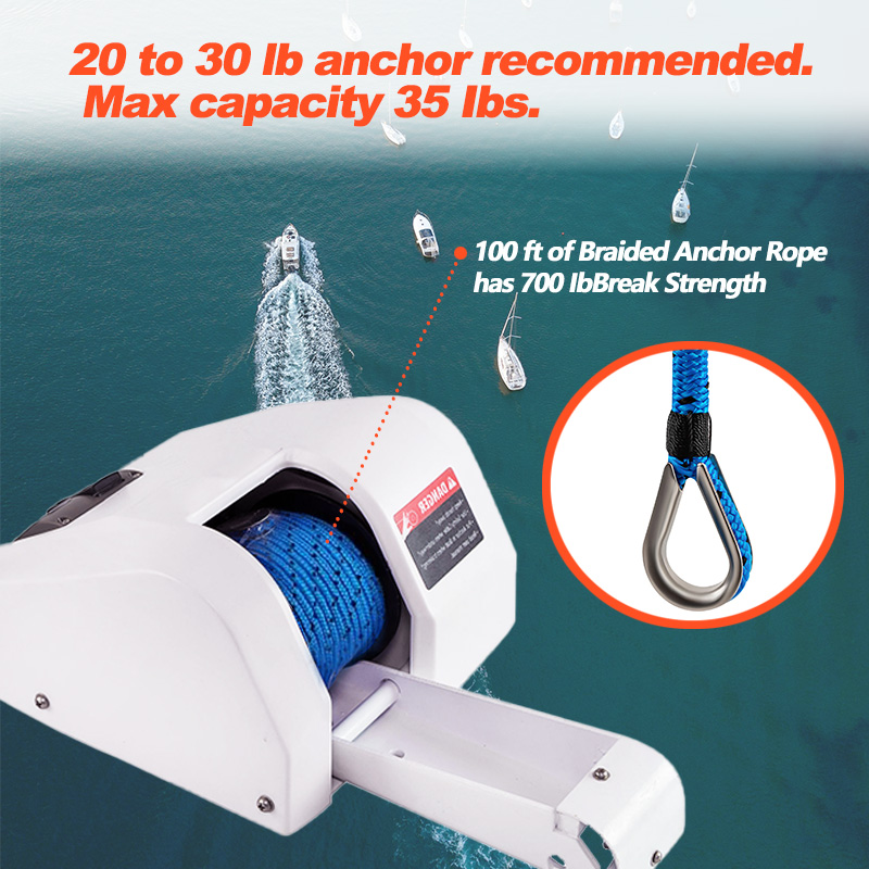 Treuil d'ancrage électrique po - Fishing Boat Anchor avis et prix