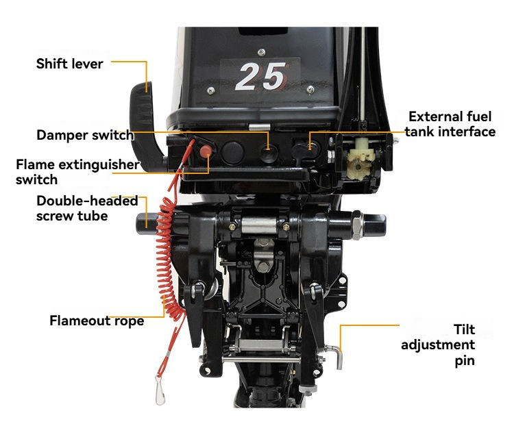Moteurs hors-bord pour bateaux - Fishing Boat Outboard Motor avis et prix